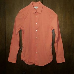 EXPRESS Men's Slim Dress Shirt Red